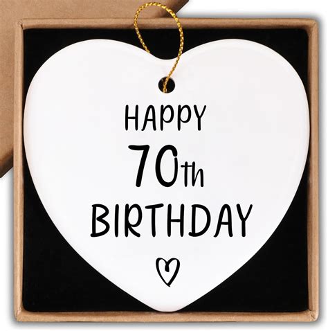 70th Birthday Ts For Her Him Ornament Keepsake Sign