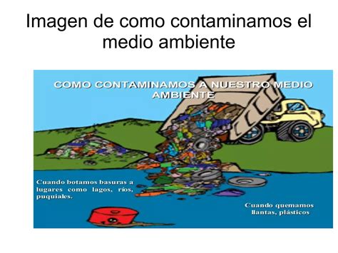 La Contaminacion Del Medio Ambiente PPT