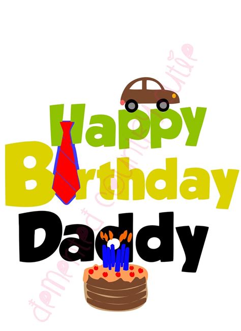 Happy Birthday Dad Card Svg Free 333 Best Quality File