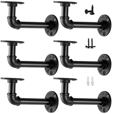 Amazon Industrial Pipe Shelf Brackets For 8 10 12 14 Inches Board