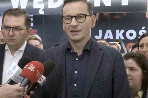 Morawiecki w sklepie po Tesco mówi o lokalnej repolonizacji