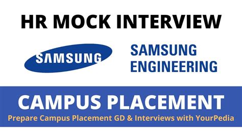 Samsung Engineering Hr Mock Interview For Campus Placement Jadhavpur