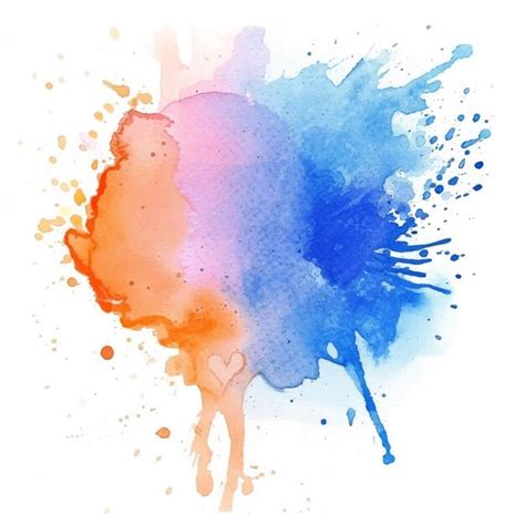 Splatter Spot Stain Dye Ink Spray Stroke Splash Vibrant Rough Wet