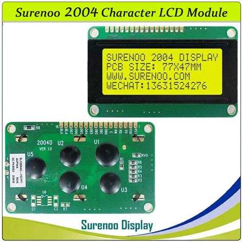 Surenoo Character Lcd Module Display Panel Screen