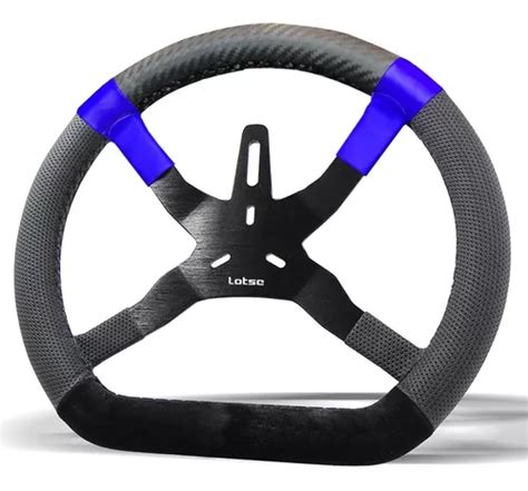 Volante Esportivo Lotse K Kart Shifter Azul Brinde Parcelamento