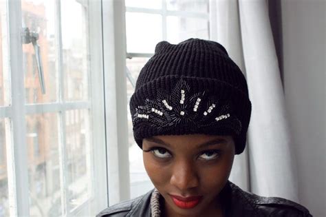 Bisous Natasha: diy embellished beanie | Beanie, Embellished, Outfit accessories