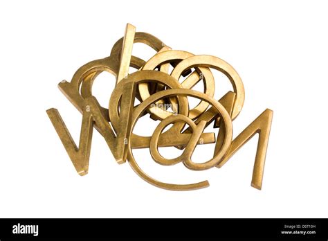 Internet Symbols With Assorted Alphabets Stock Photo Alamy