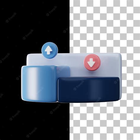 Premium Psd Charts Statistic 3d Icon