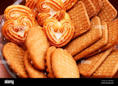 Wheat Based Biscuits In The Plate With Blury Background Indian Biscuits Popularly Known As Chai