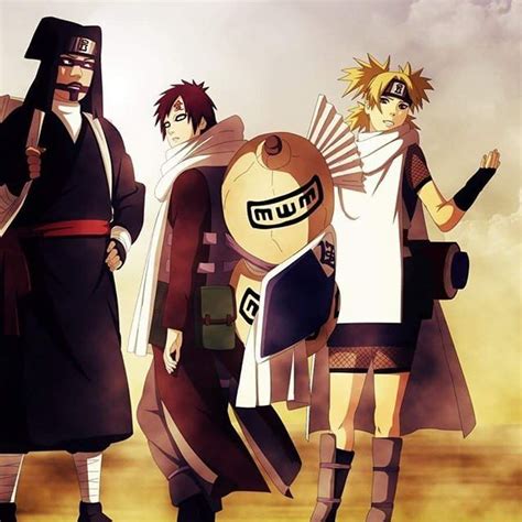 Temarikankuro And Gaara Siblings Of The Sand Anime Naruto Gaara Naruto