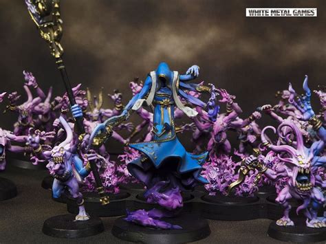 Pink Horrors Of Tzeentch Warhammer 40k Miniatures Chaos Daemons