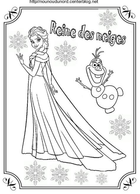 Coloriage Reine Des Neiges