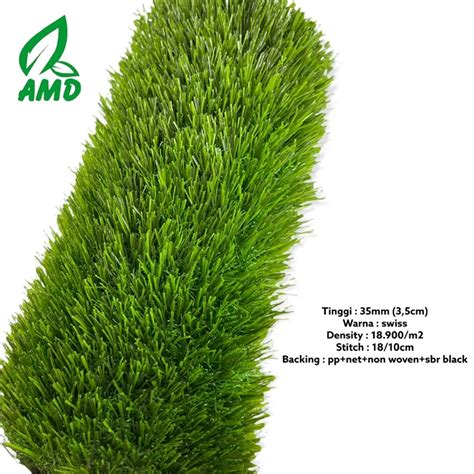 Jual Rumput Sintetis Taman Indoor Dan Outdoor Tinggi Cm Cm Swiss