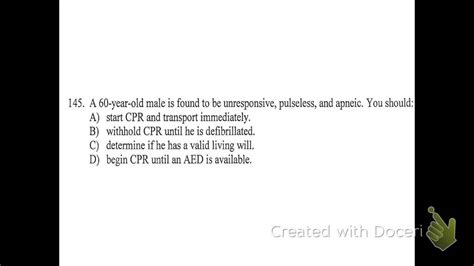 Emt Review Part 6 Youtube