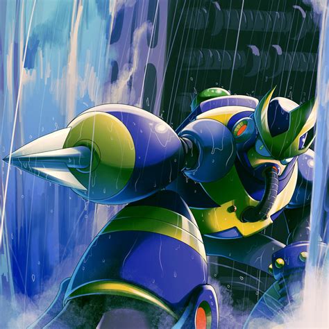 Wave Man Mega Man And More Drawn By Imbisibol Danbooru