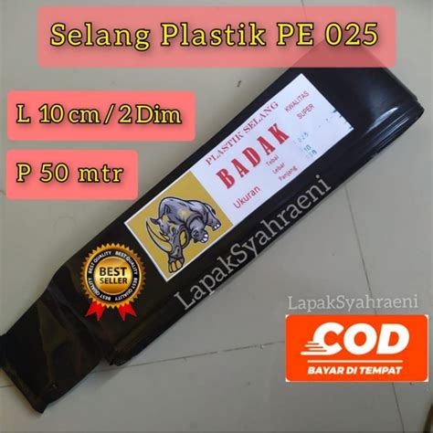 Jual Selang Plastik Pe 2 Dim Panjang 50 Mtr Selang Sawah Selang Air