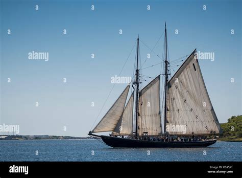 Replica Grand Banks Fishing Schooner Bluenose Ii Is Nova Scotias