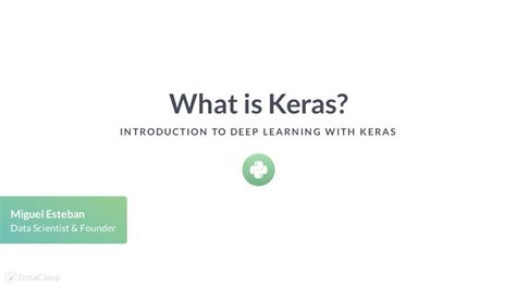 Python Tutorial What Is Keras Youtube