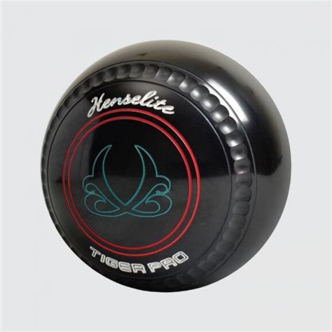 Henselite Tiger Pro Bowls (Black) - Ballybrakes Bowls