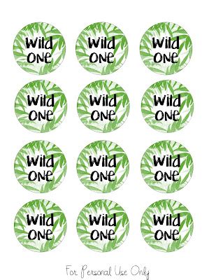 Wild One Birthday Party Printables Daisy Created