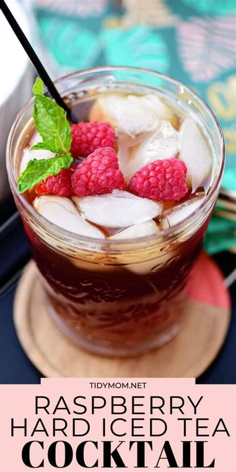 Raspberry Hard Iced Tea Cocktail Tidymom®