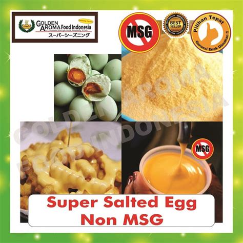 Jual Bumbu Tabur Rasa Telur Asin Super Non MSG 1 Kg Bubuk Super Salted