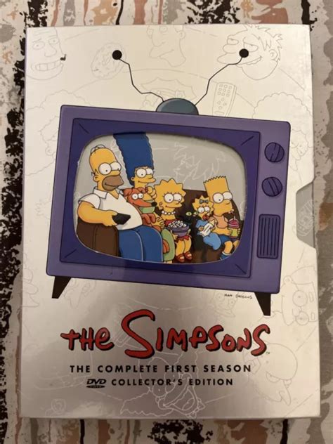 THE SIMPSONS COMPLETE First Season DVD Box Set 13 EPISODES Reg 2 UK