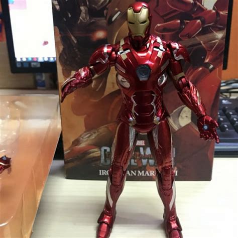 Jual Marvel Ironman Mark Civil War Action Figure With Led Skala Zd