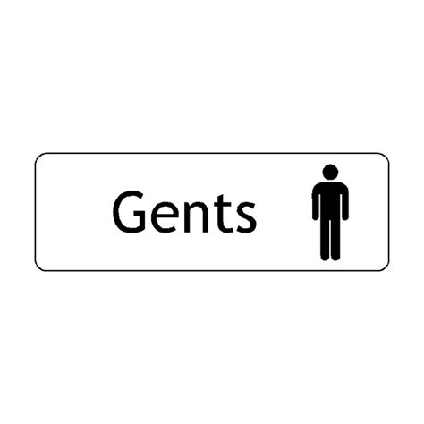 Gents Toilets Door Sign Pvc Safety Signs