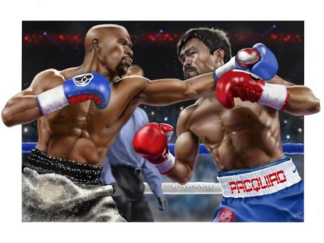 Mayweather vs Pacquiao by Michael-Goglia on DeviantArt