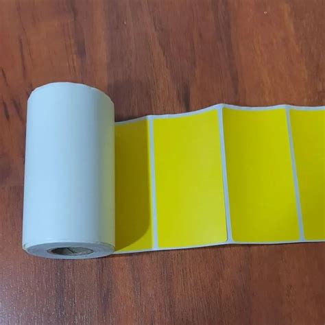 Plain Yellow Chromo Barcode Label At Best Price In Ahmedabad Id