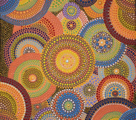 Circle Of Life Aboriginal Dot Art Mandalas Olesea Arts