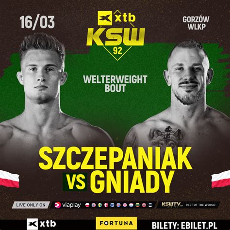 Ksw Oskar Szczepaniak Zmierzy Si Z Niepokonanym Micha Em Gniadym