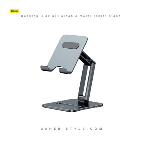 Baseus Desktop Biaxial Foldable Metal Tablet Stand Gray LUSZ000113