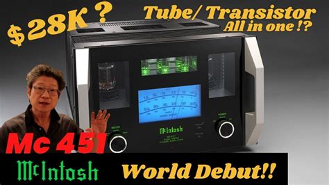 World Debut 28000USD McIntosh MC451 Dual Mono Amplifier YouTube