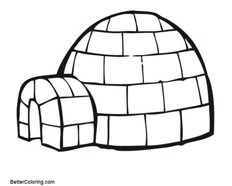 Igloo Template Printable