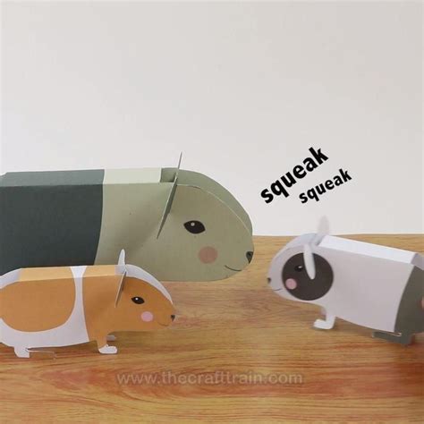 Printable Paper Guinea Pigs Artofit