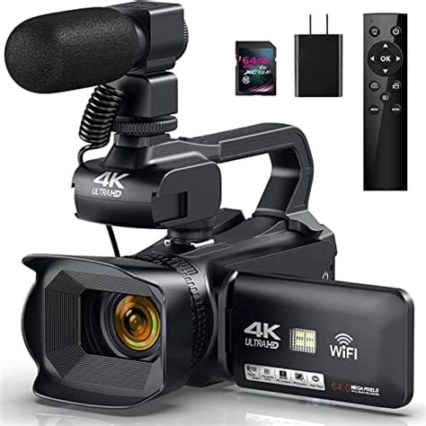 Amazon Video Camera Camcorder K Mp Fps Hd Auto Focus