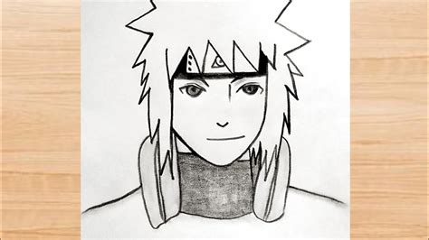 How To Draw Minato Namikaze Step By Step Easy Anime Drawing Easy