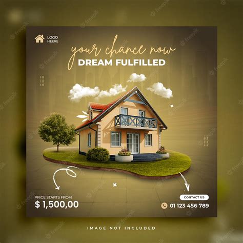 Premium Psd Creative Real Estate House Property Sale Social Media