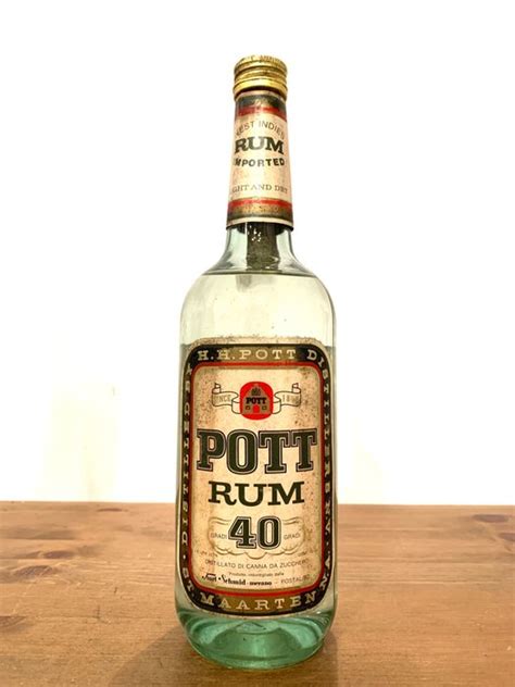 H H Pott St Maarten Rum B 1960s 75cl Catawiki