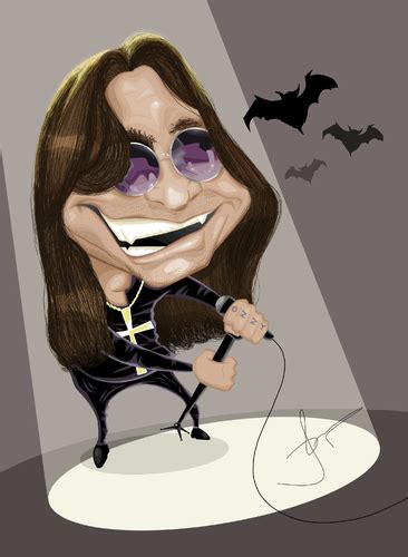 Ozzy Osbourne By Paulista | Media & Culture Cartoon | TOONPOOL