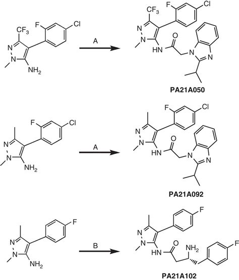 Synthetic Schemes And Reaction Conditions For Pyrazoleamides A For