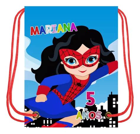 Morralitos Dulceros Personalizados Fiestas Spider Man En Venta En