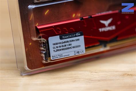 Review Teamgroup T Force Vulcan Z Ddr4 2x8gb 16gb 3200mhz Ozeros