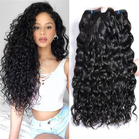 A Brazilian Water Wave Bundles Brazilian Curly Hair Bundles