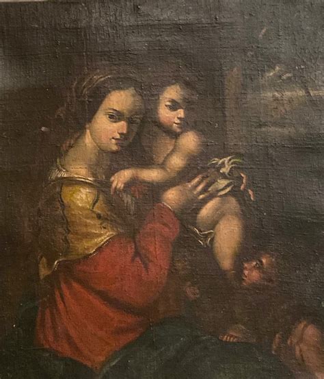 Proantic La Vierge Et L Enfant Atelier De Pierre Mignard Xviii