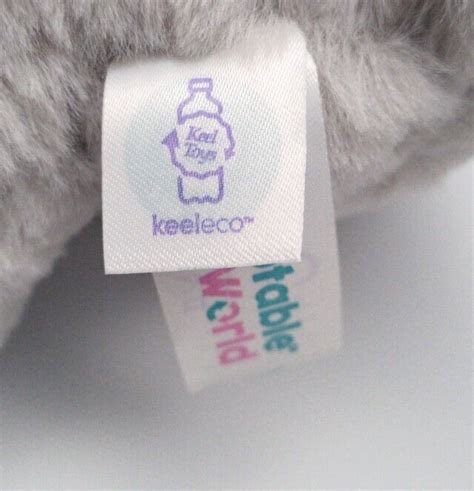 Keel Toys Keeleco Adoptable World Elephant Janu Soft Plush Toy Beanie