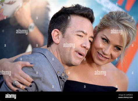 David Faustino And Christina Applegate Attend The Premiere Of Warner