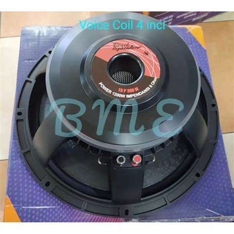 Jual Speaker Component Black Spider 15 Inch 1200 Watt Shopee Indonesia